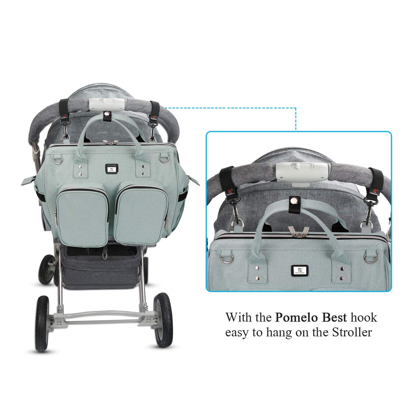Diaper Bag Backpack with Changing Pad & Straps