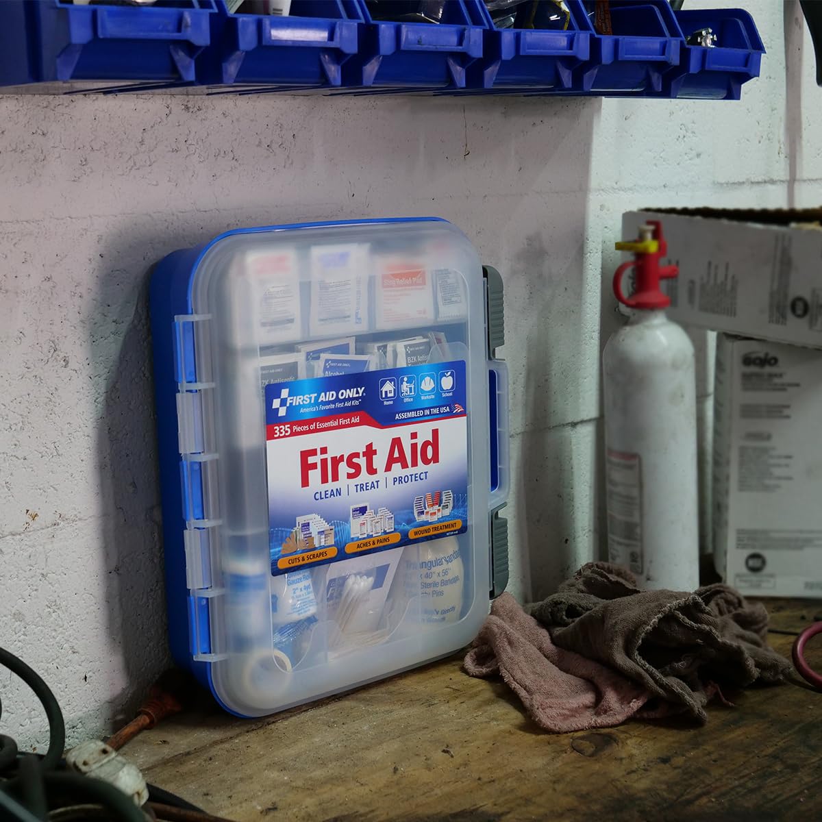 335 Pieces First Aid Kit by First Aid