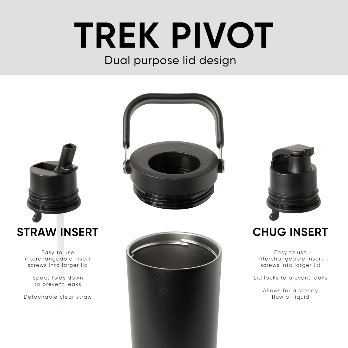 Simple Modern 40oz Insulated Tumbler with Straw