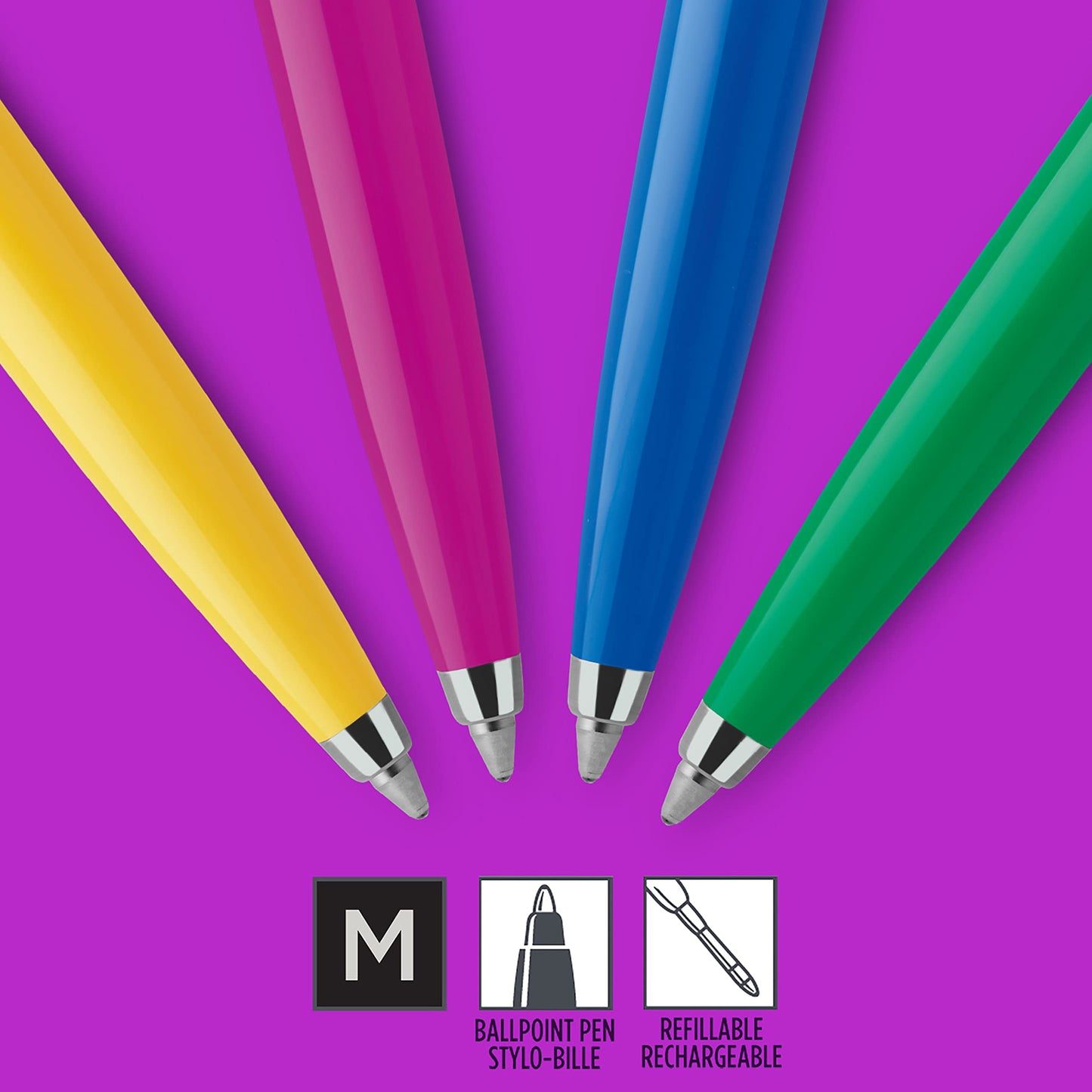Parker Jotter Ballpoint Pen Set - 4 Count