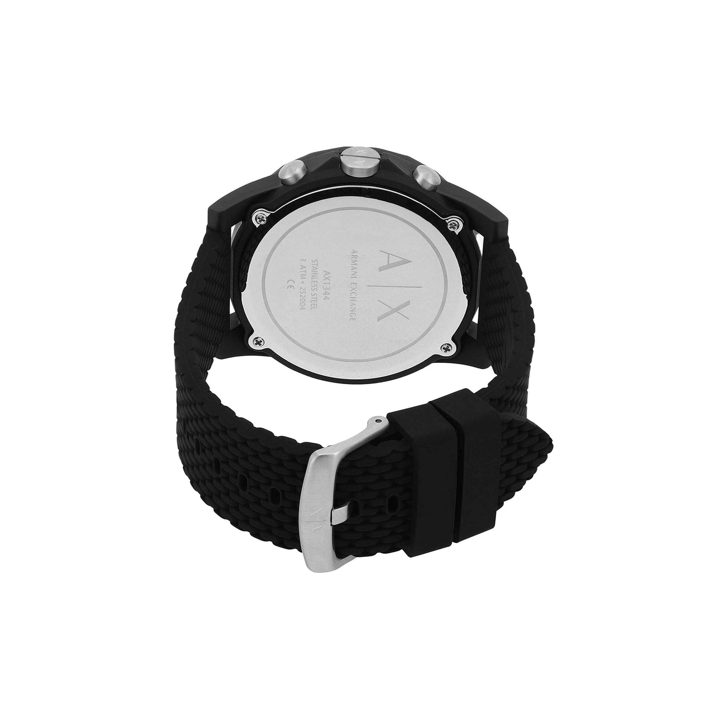 Armani Exchange Men's Chronograph Silicone Watch
