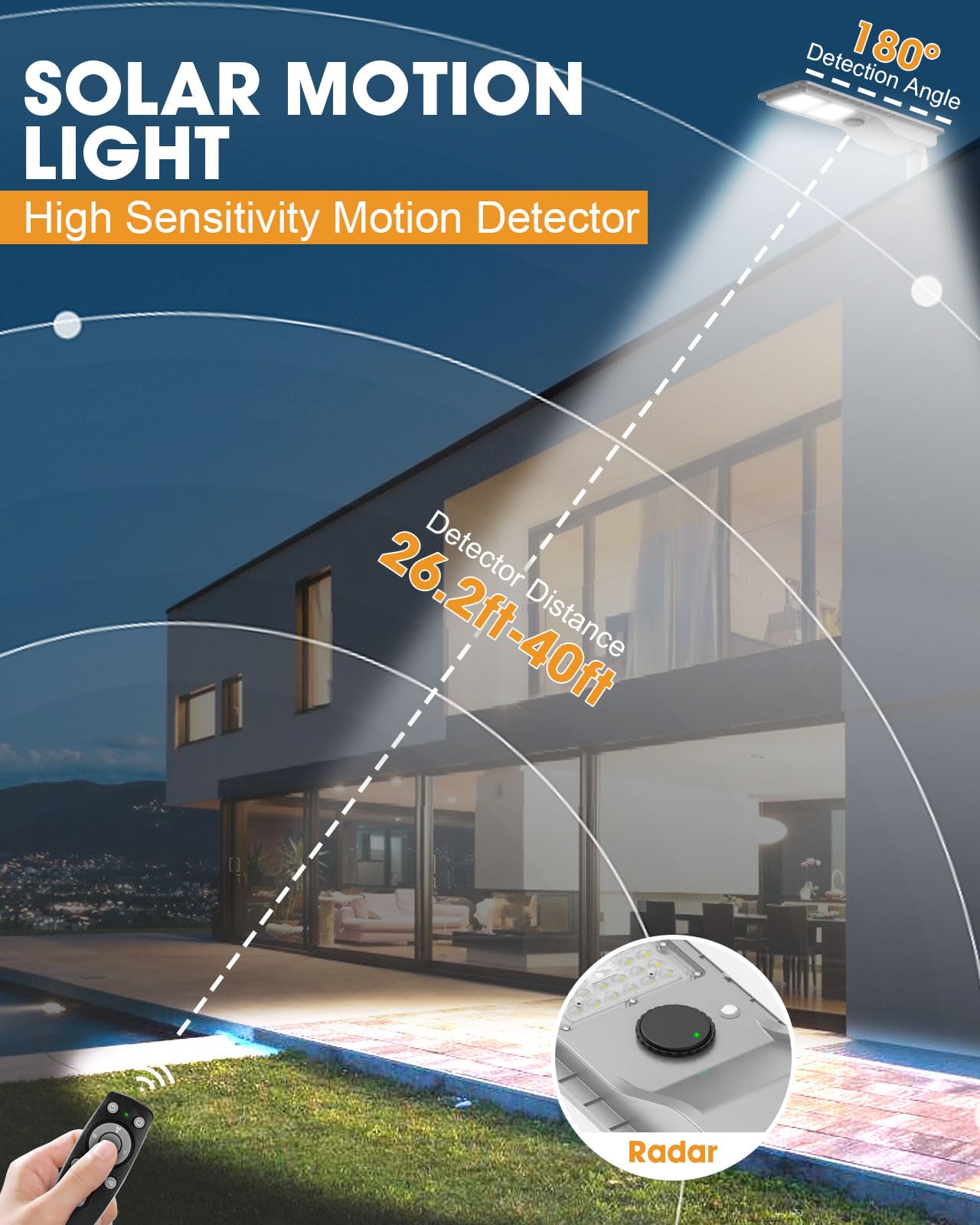 7000W Solar Street Light with Motion Sensor
