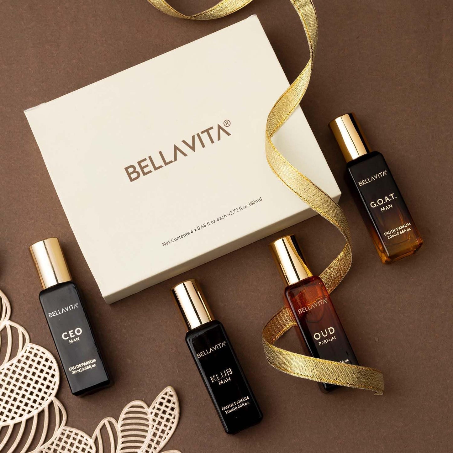 Luxury Perfume Gift Set for Men - 4 x 20ml