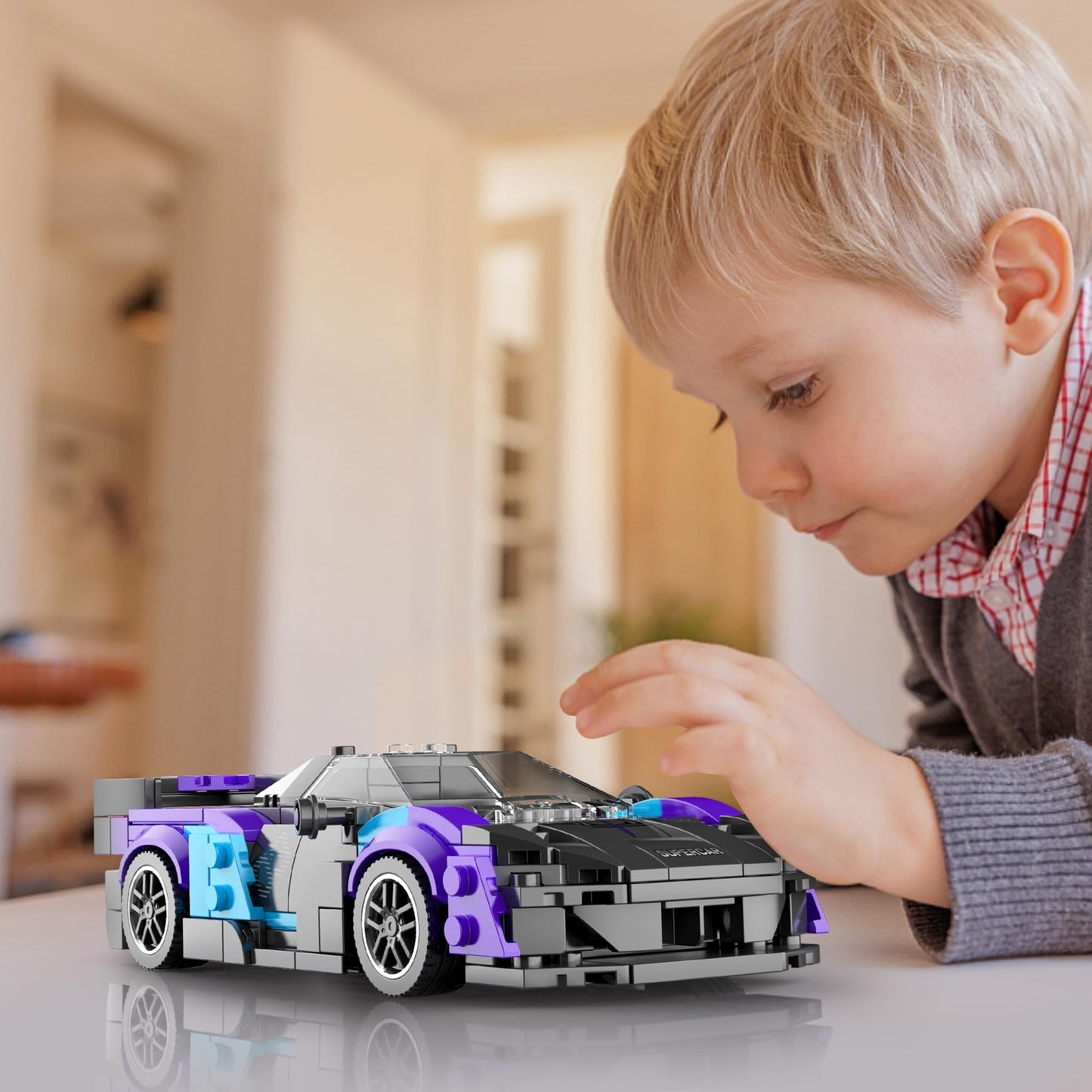 476-Piece Super Sports Car Building Set