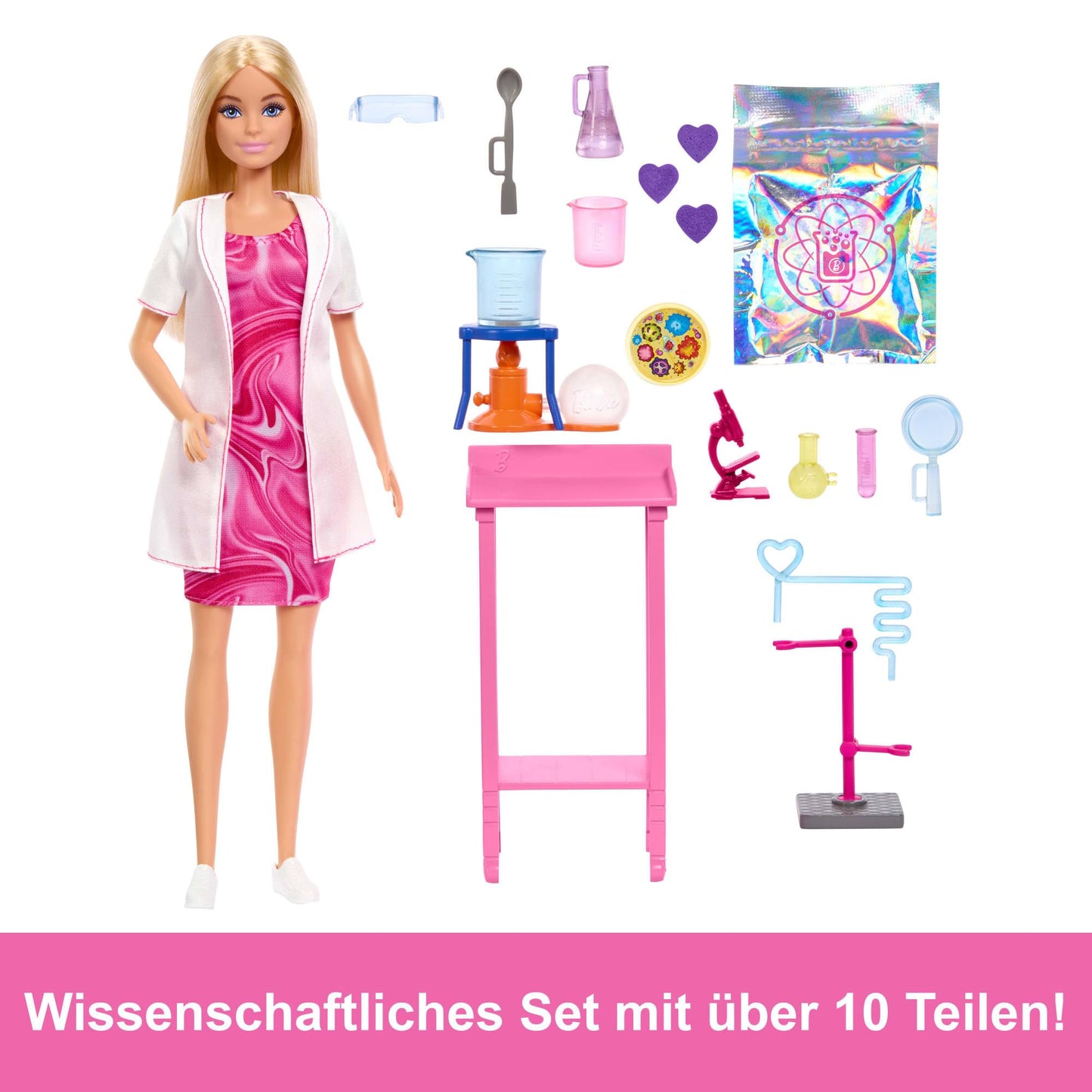 Barbie Scientist Doll with Lab Accessories