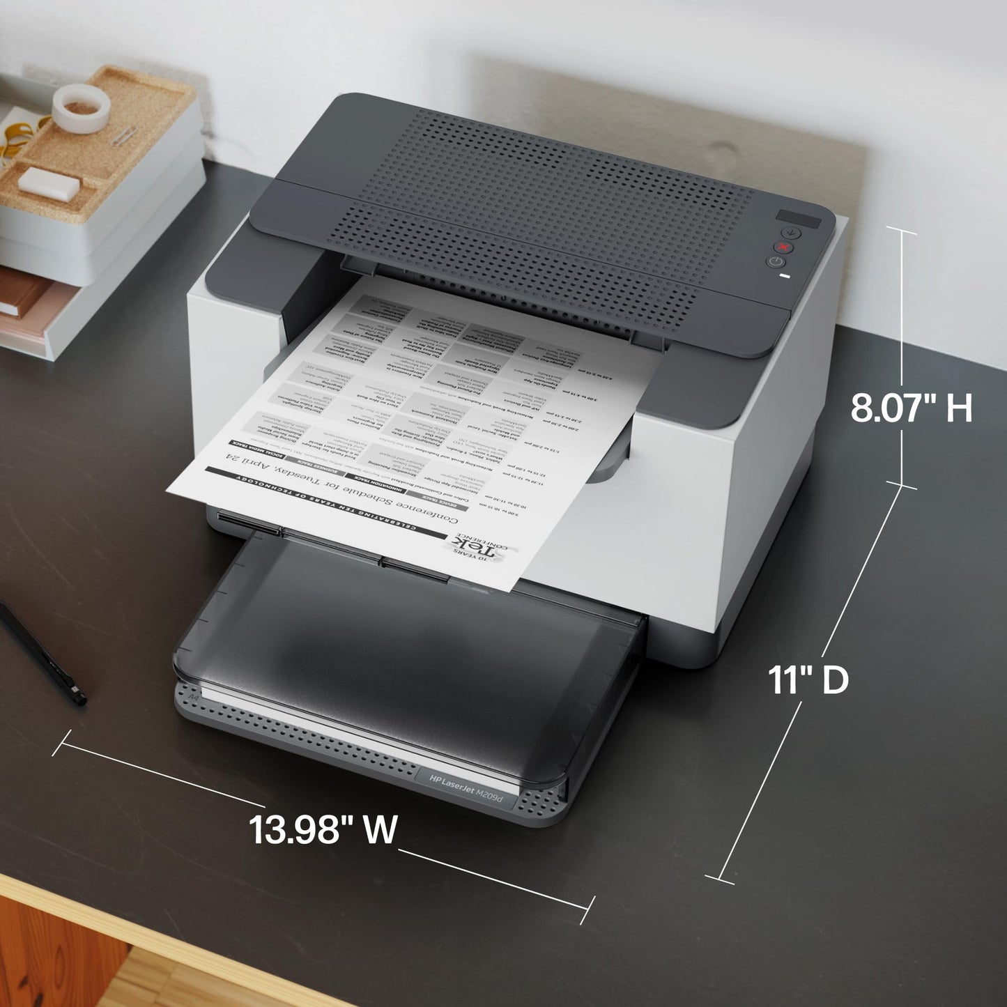HP LaserJet M209d Black & White Printer