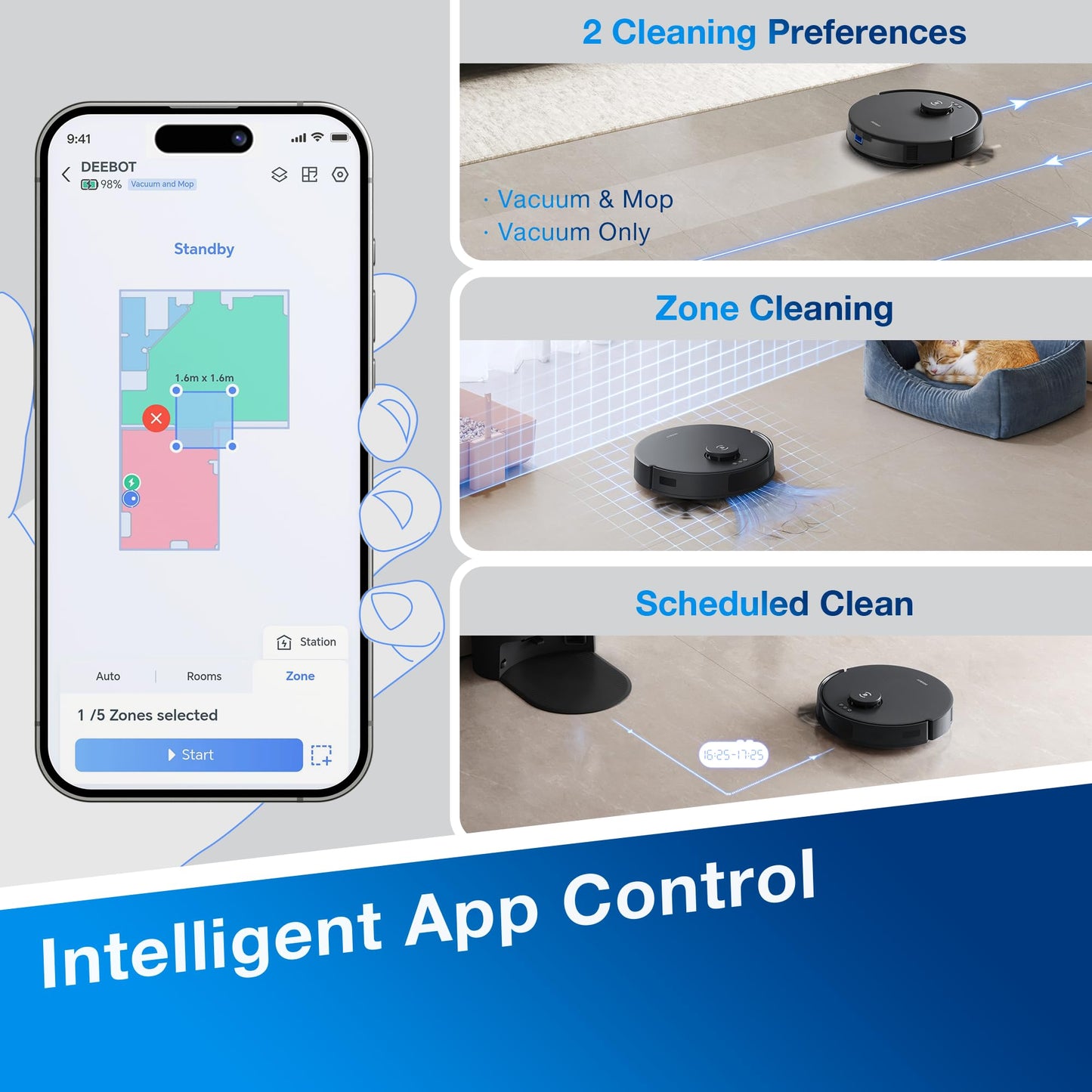 ECOVACS DEEBOT N20 PRO Robot Vacuum and Mop