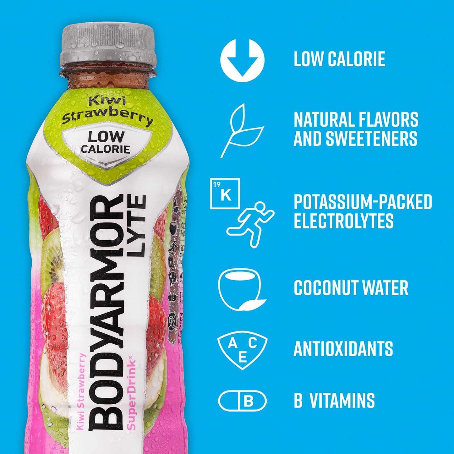BODYARMOR LYTE Kiwi Strawberry Sports Drink Pack of 12