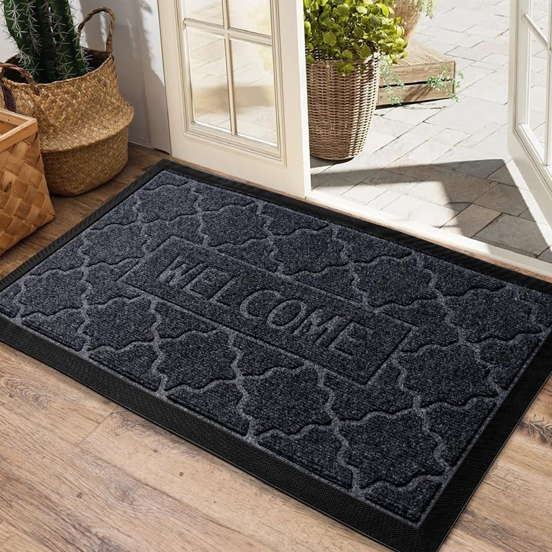 Heavy Duty Non-Slip Outdoor Welcome Mat 30"x17"