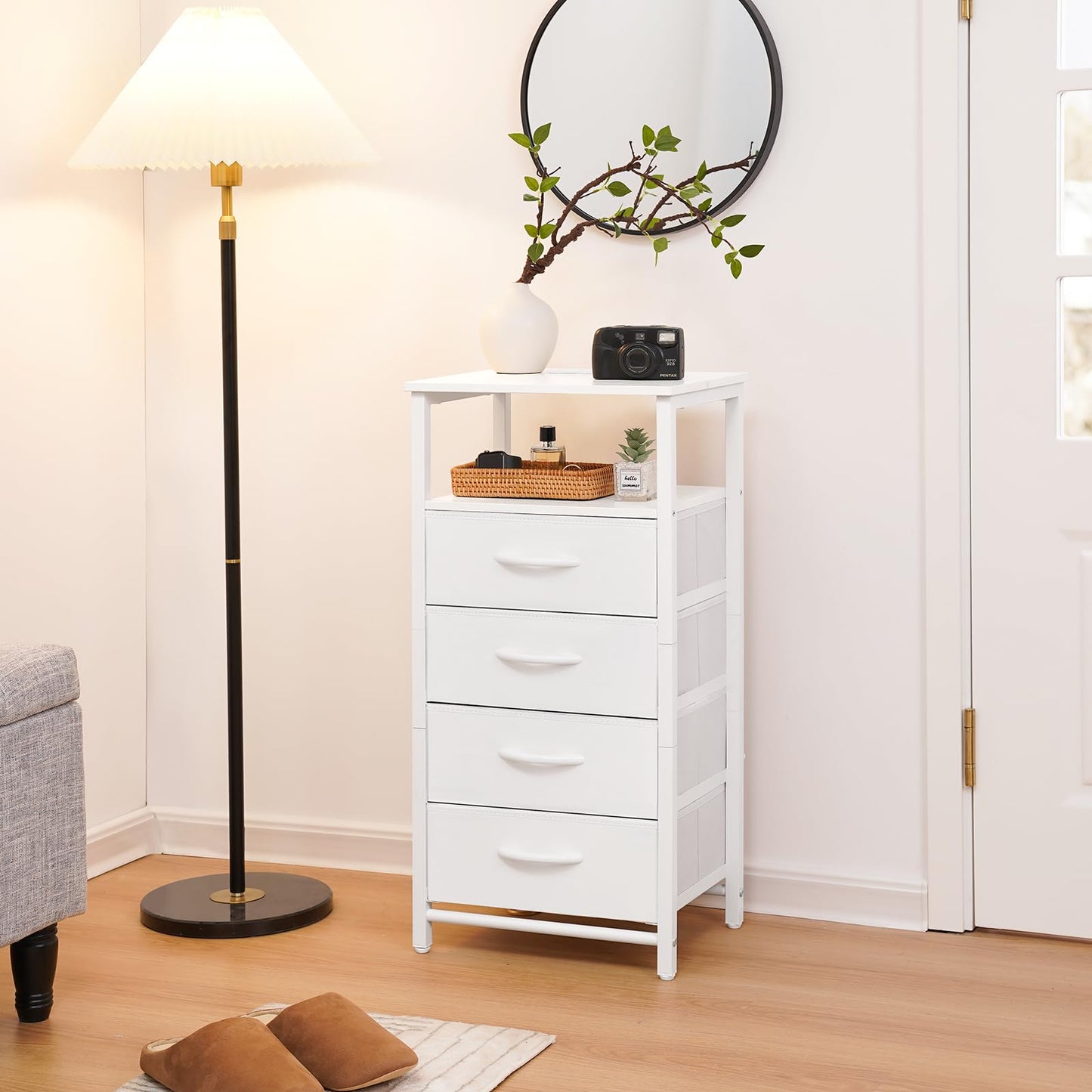 Yoobure LED Nightstand with USB Charging Station
