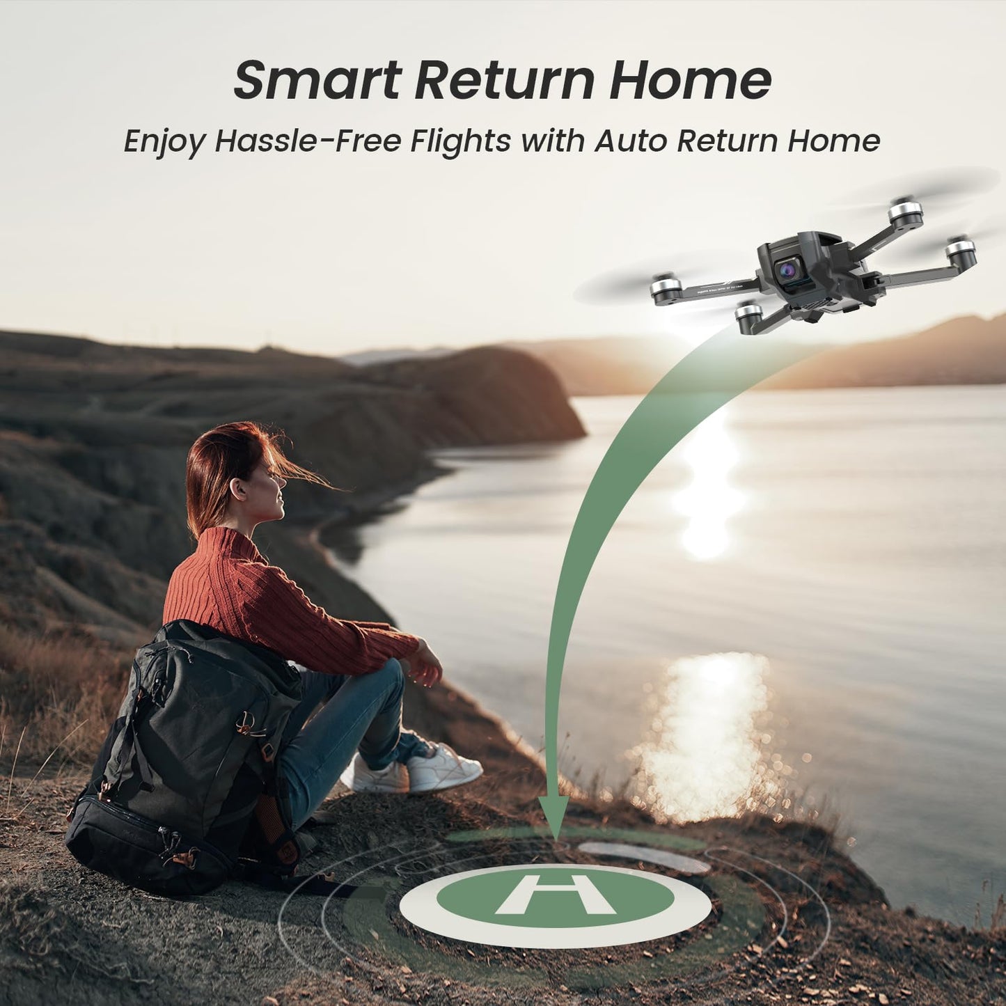 Holy Stone HS720E 4K Camera Drone with GPS