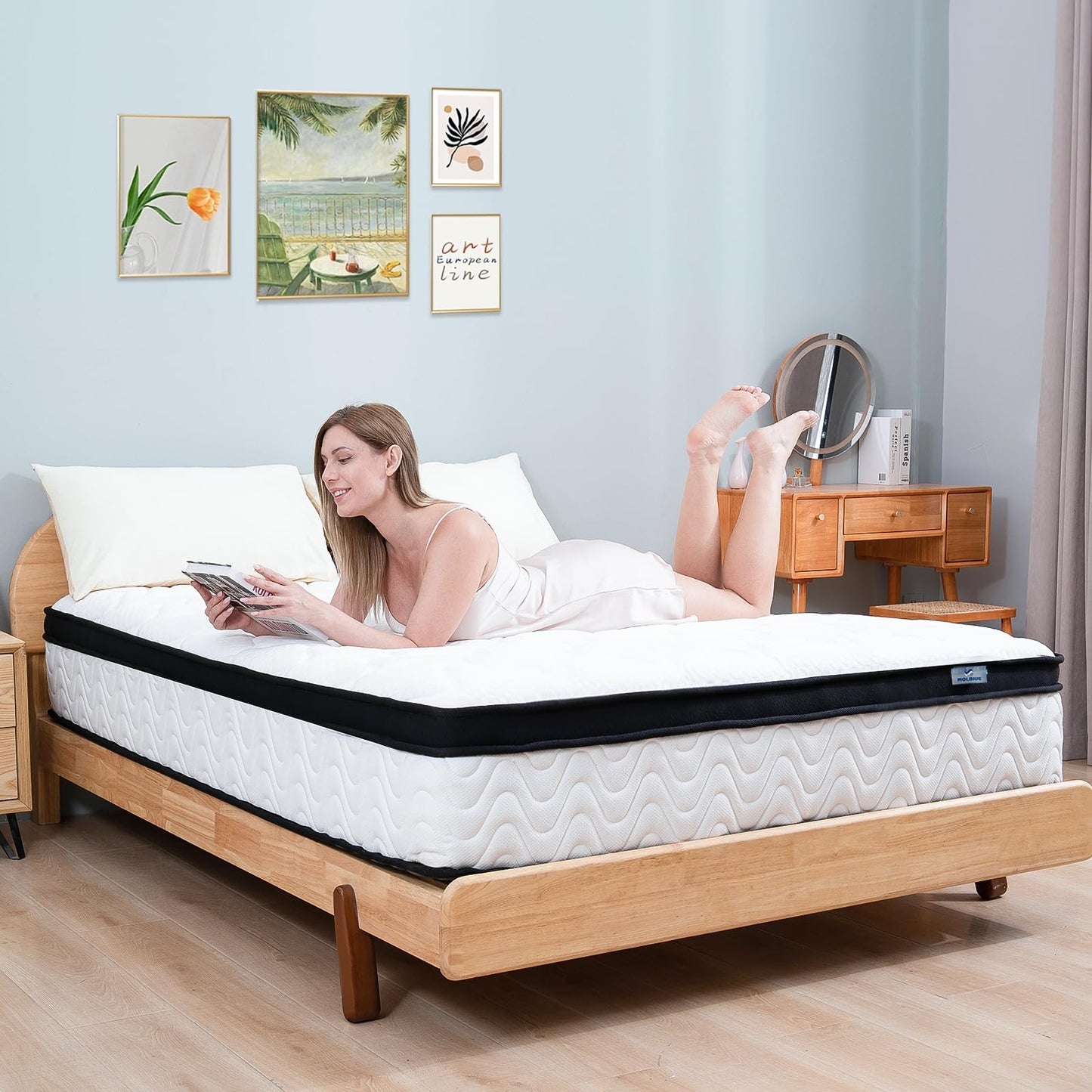 10 Inch Hybrid Full Mattress by MOLBIUS