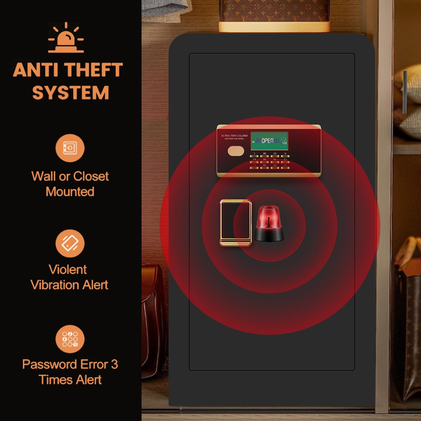 Extra Large Fireproof Safe with Lock Box