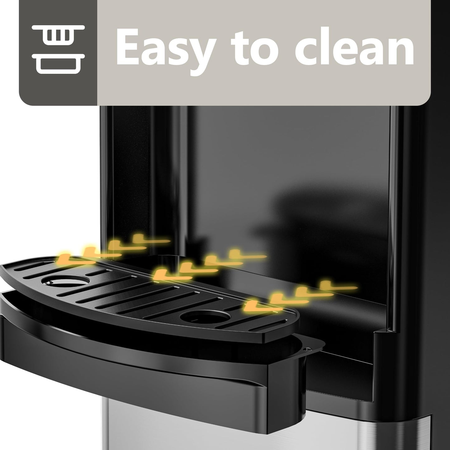 EUHOMY Hot & Cold Water Dispenser for Bottles