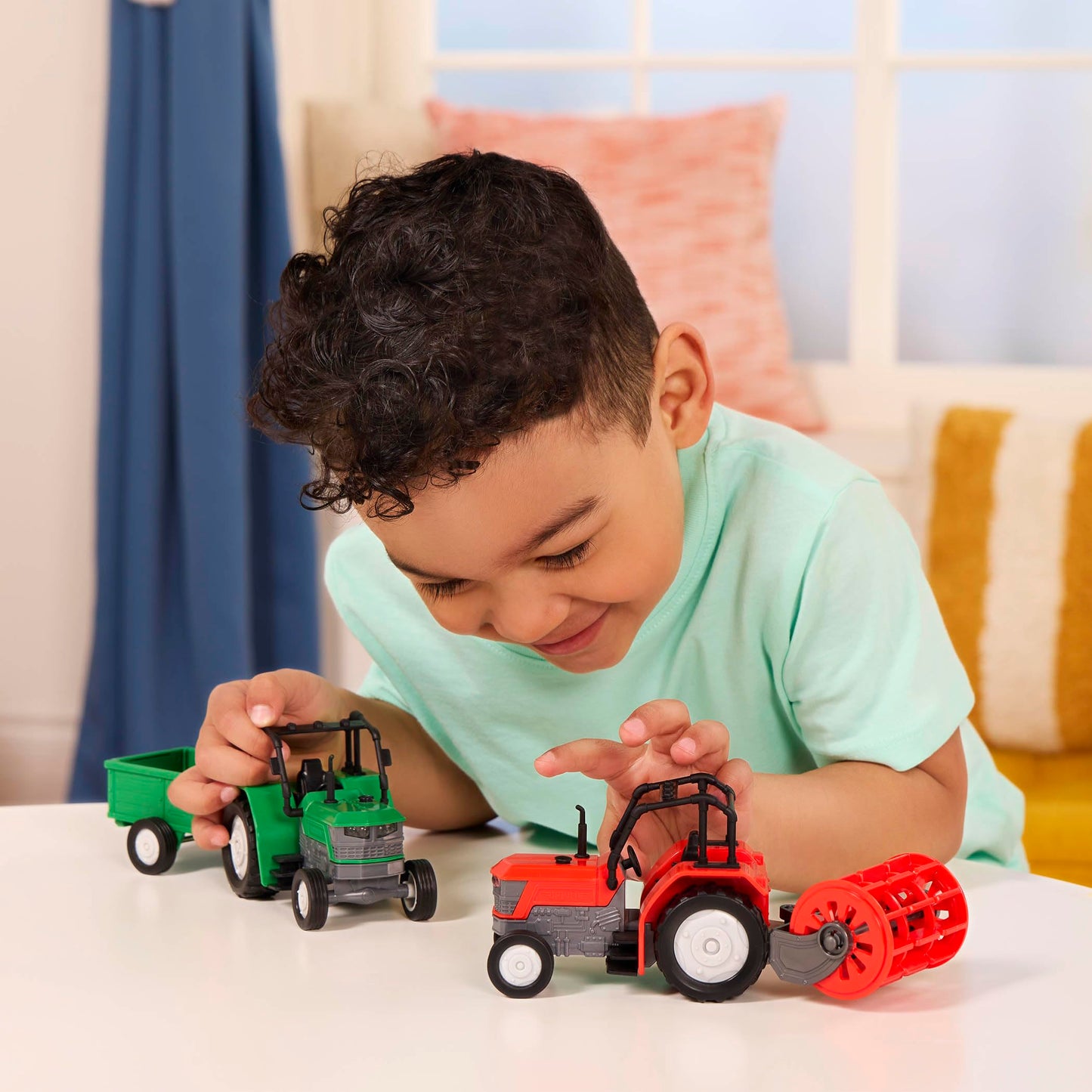 Driven Farm Tractor Toy with Interactive Features