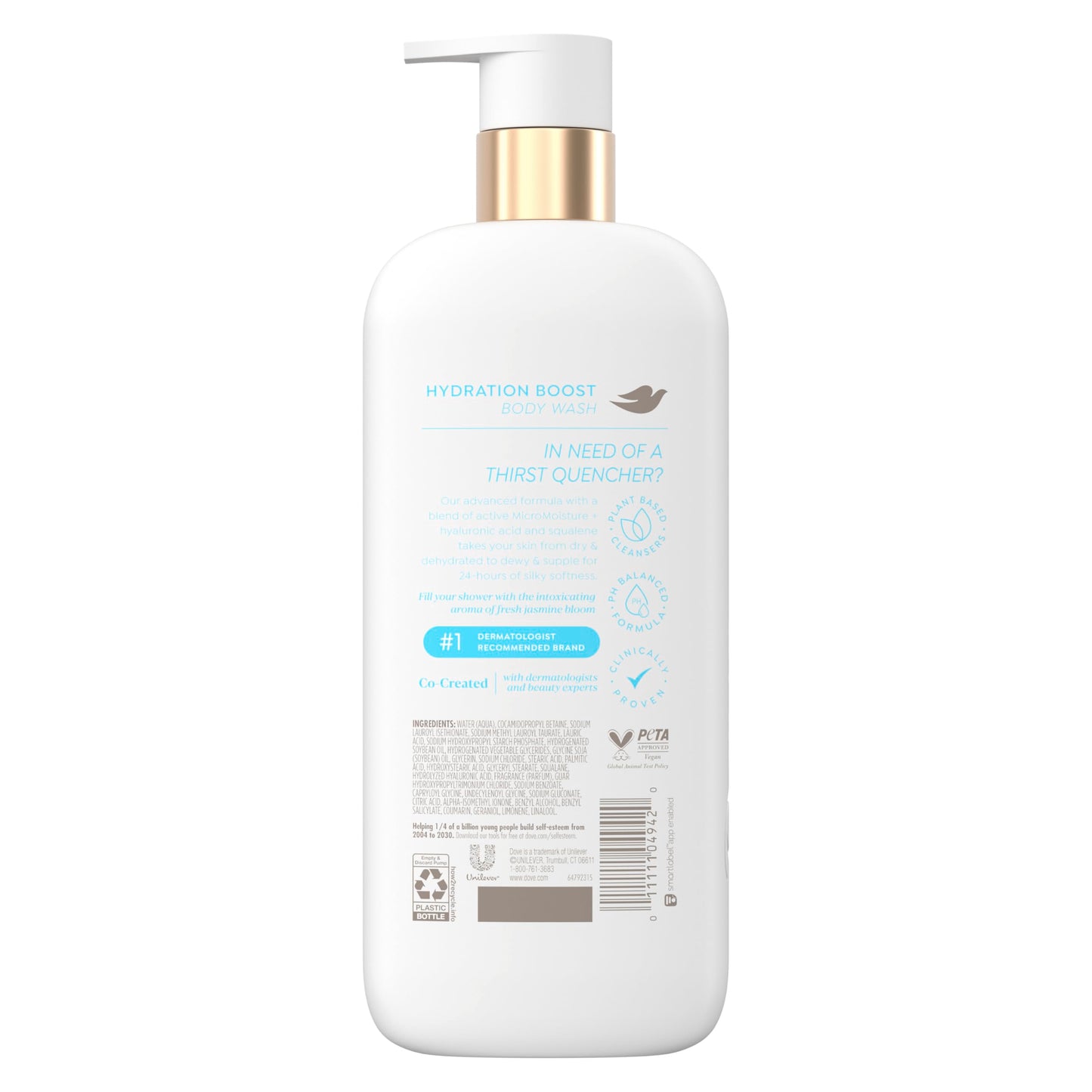 Dove Hydration Boost Body Wash with Hyaluronic Acid