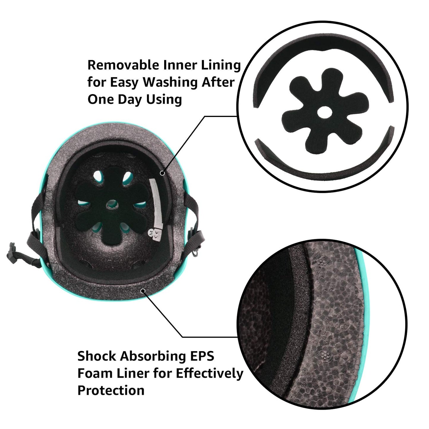Dual Certified Skateboard and Bike Helmet for All