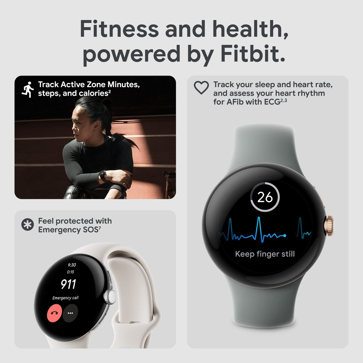 Google Pixel Watch 1st Gen with Fitbit Tracking