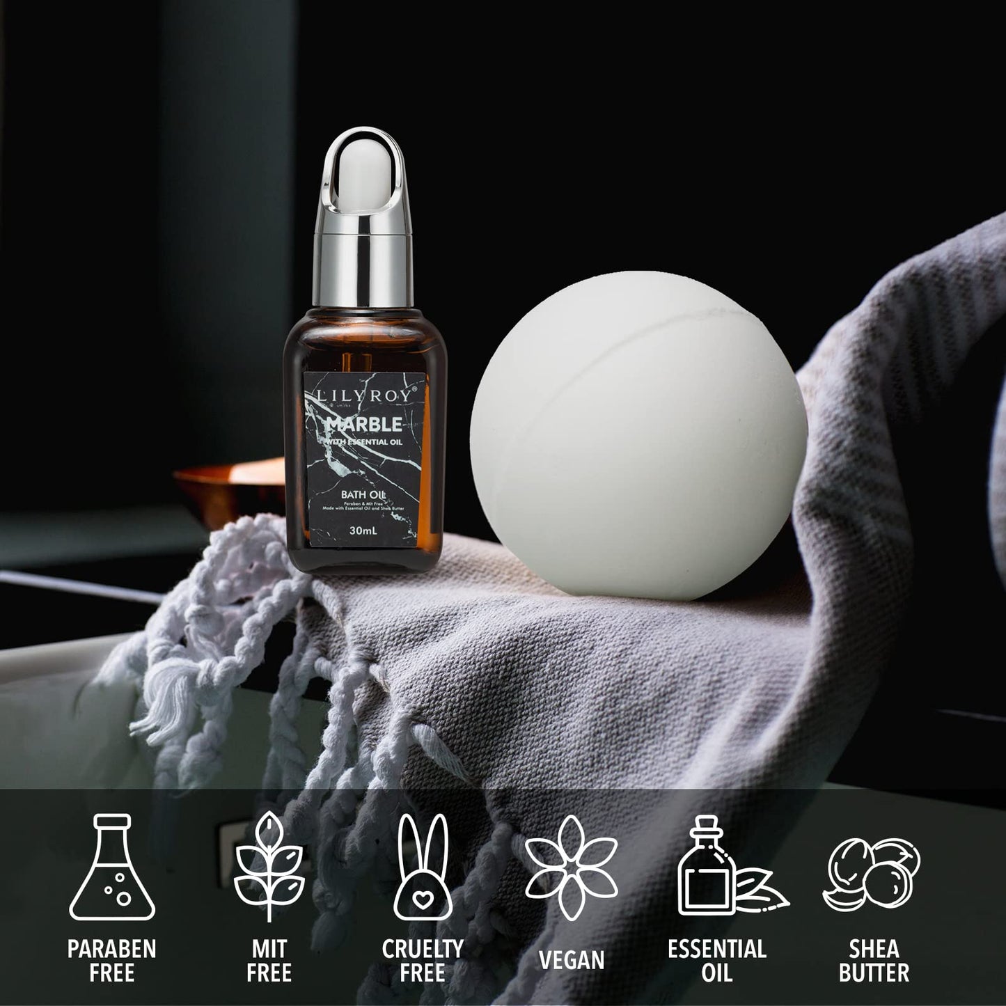 LILY ROY Spa Gift Baskets Set for Men Bath Gift Basket Set for Women Bath and Body Gift Baskets Set Works For Christmas Birthday Skin Care Gifts Set for Father Mother's Day Gift Set for Women Men