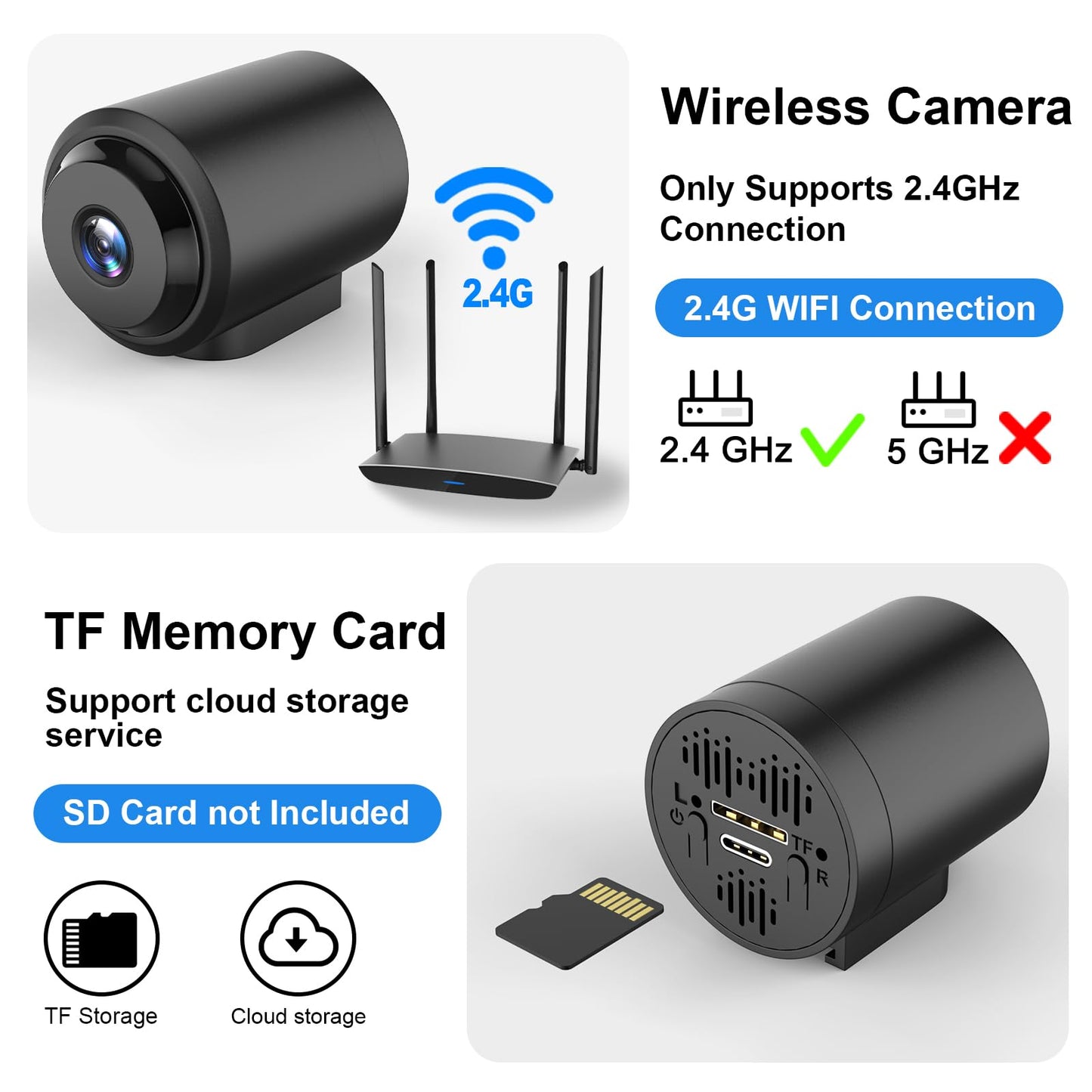 4K WiFi Security Camera with Night Vision