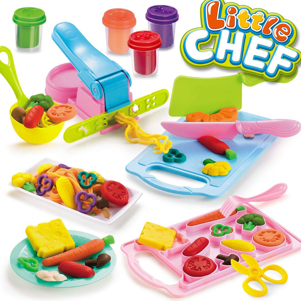 Dough Toys Kitchen Play Set for Little Chefs
