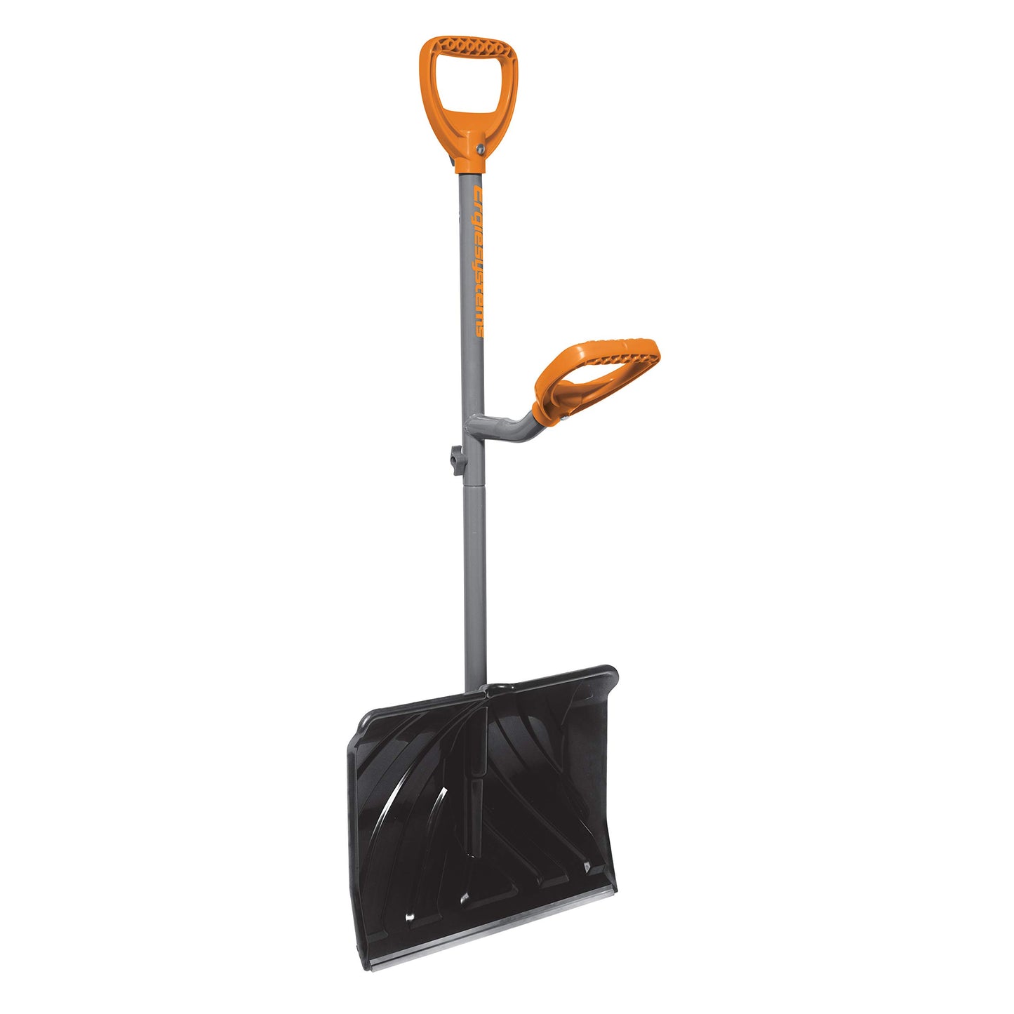ErgieShovel 18-Inch Steel Snow Shovel with Shaft