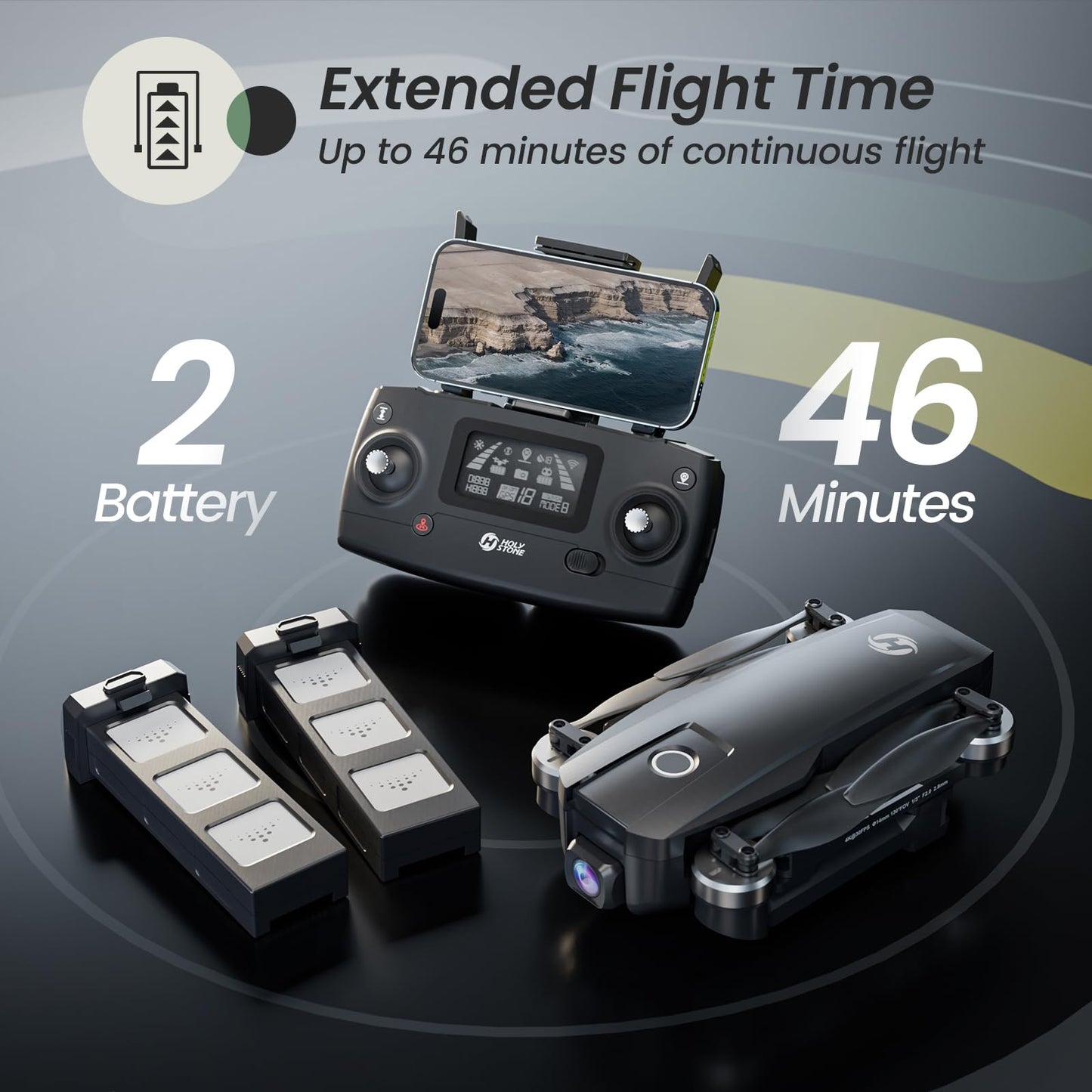 Holy Stone HS720E 4K Camera Drone with GPS