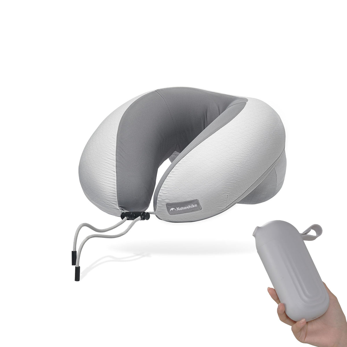 Inflatable Adjustable Travel Neck Pillow with Washable Cover
