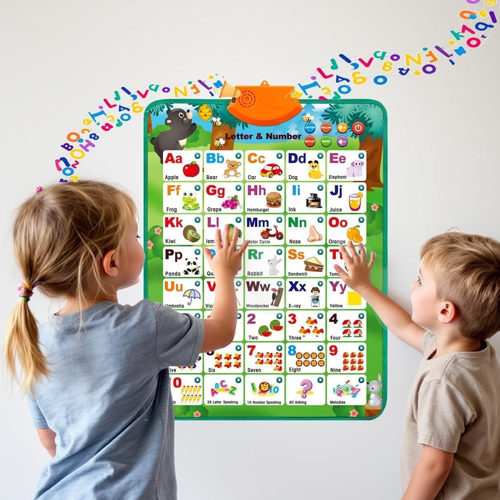 Learning Alphabet Toys for Toddlers - Interactive Chart