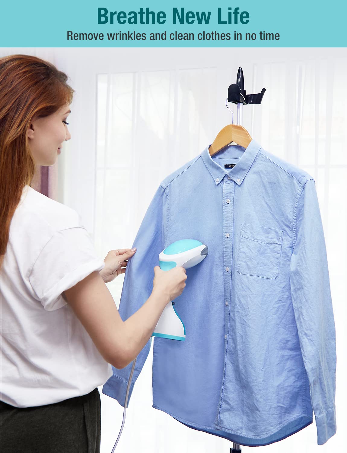 BEAUTURAL Portable Handheld Clothes Steamer
