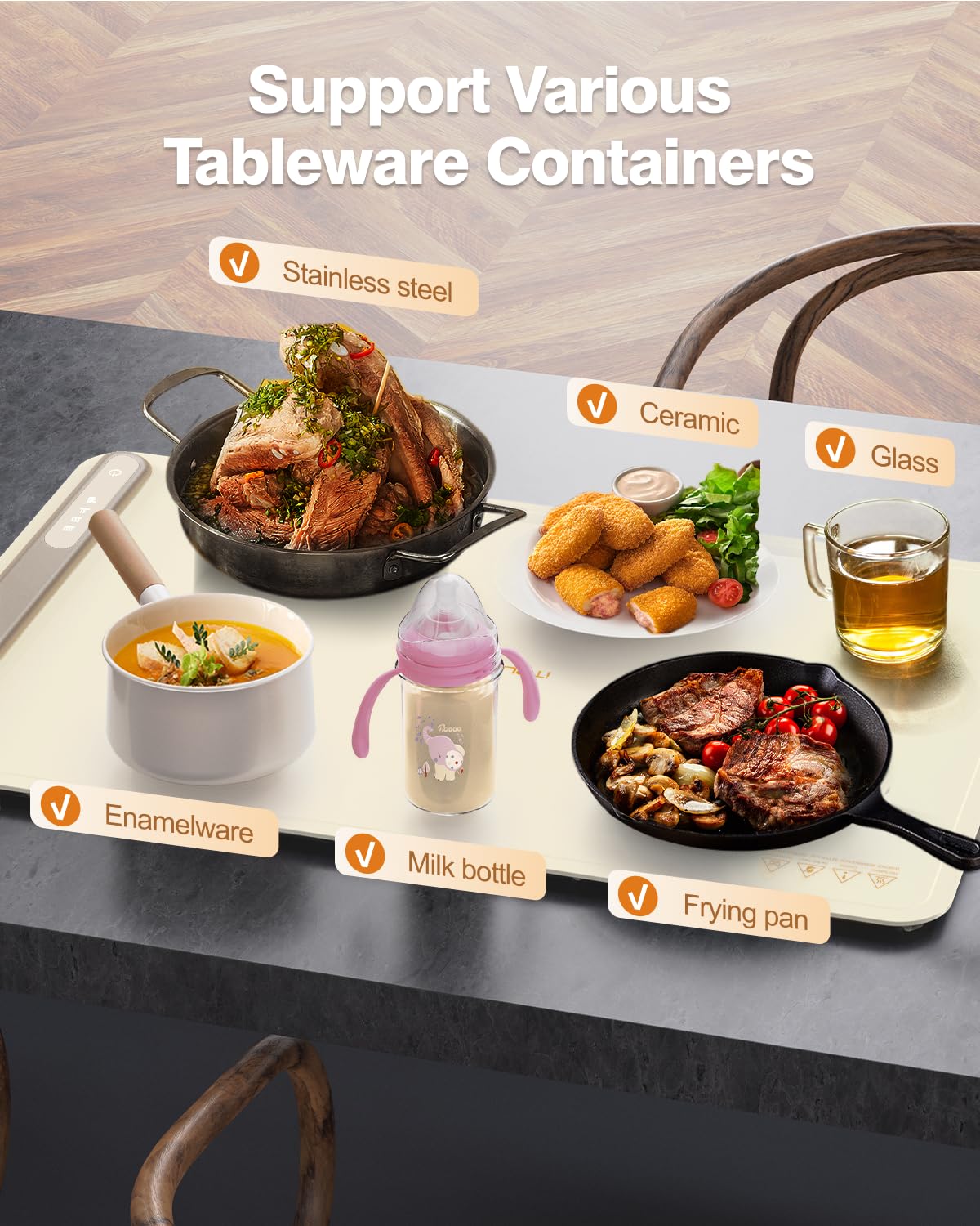 Electric Warming Tray with Auto Shut-Off