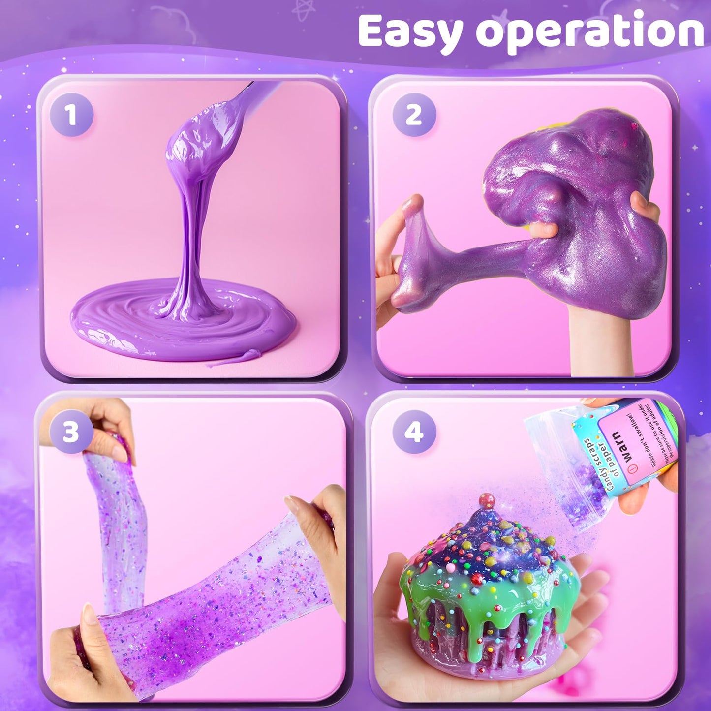 DIY Slime Science Kit for Kids Ages 6-12