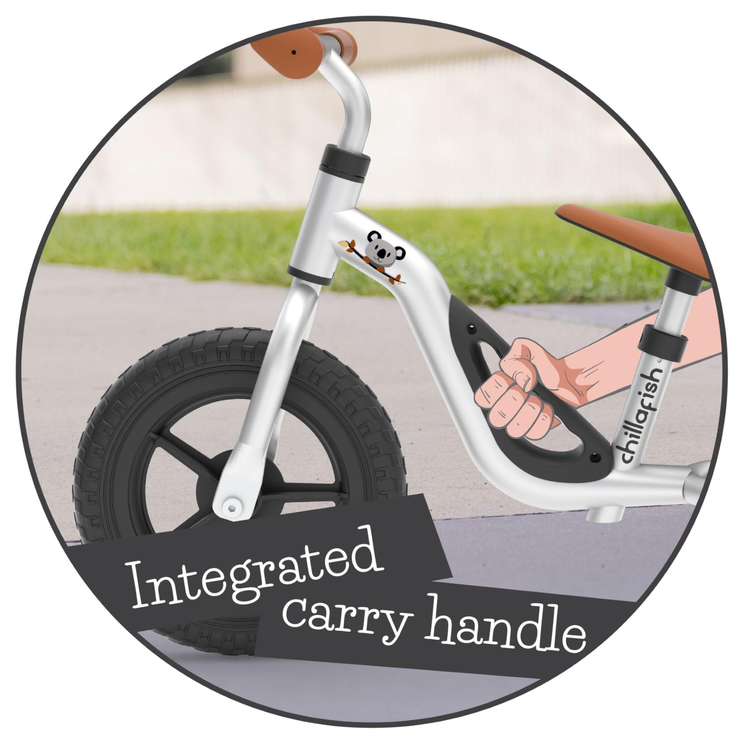 Chillafish Toddler Balance Bike with Adjustable Seat