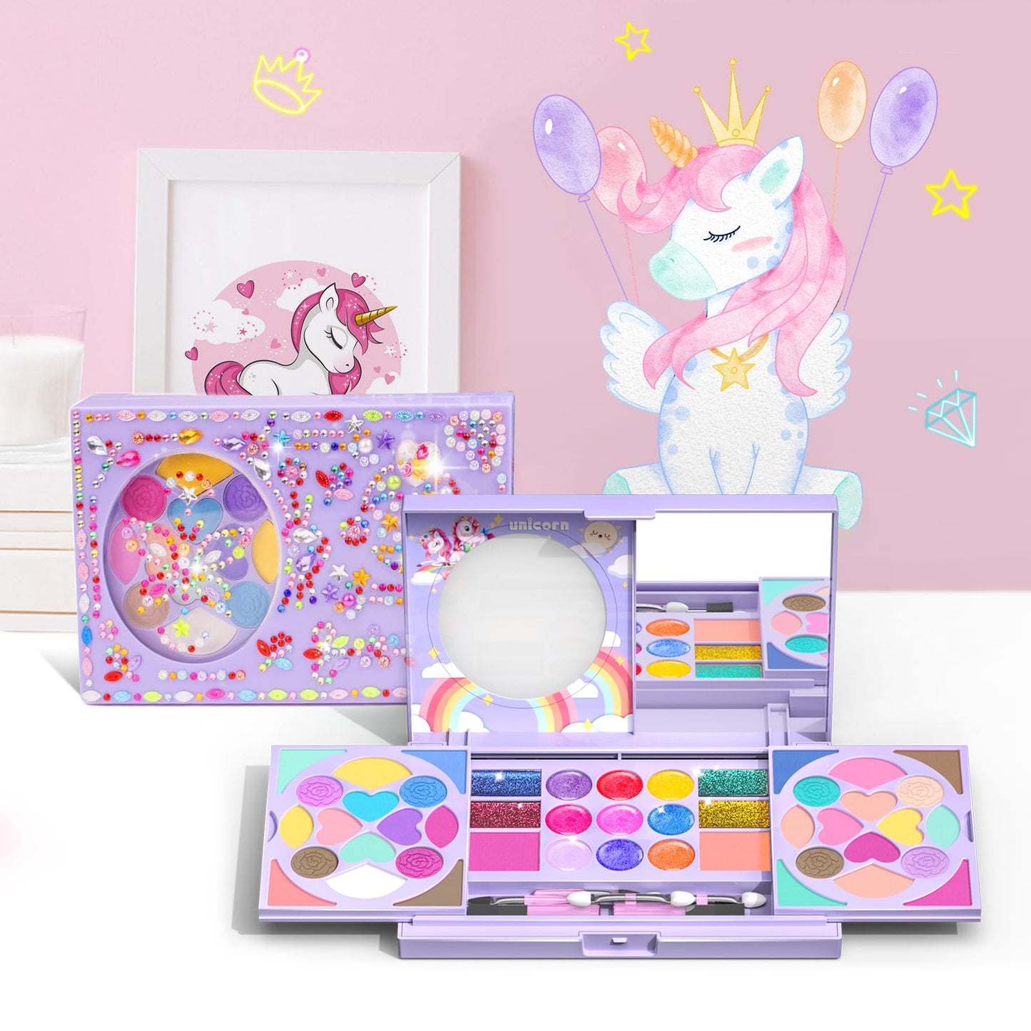 Kids Makeup Kit for Girls - Washable & Non-Toxic