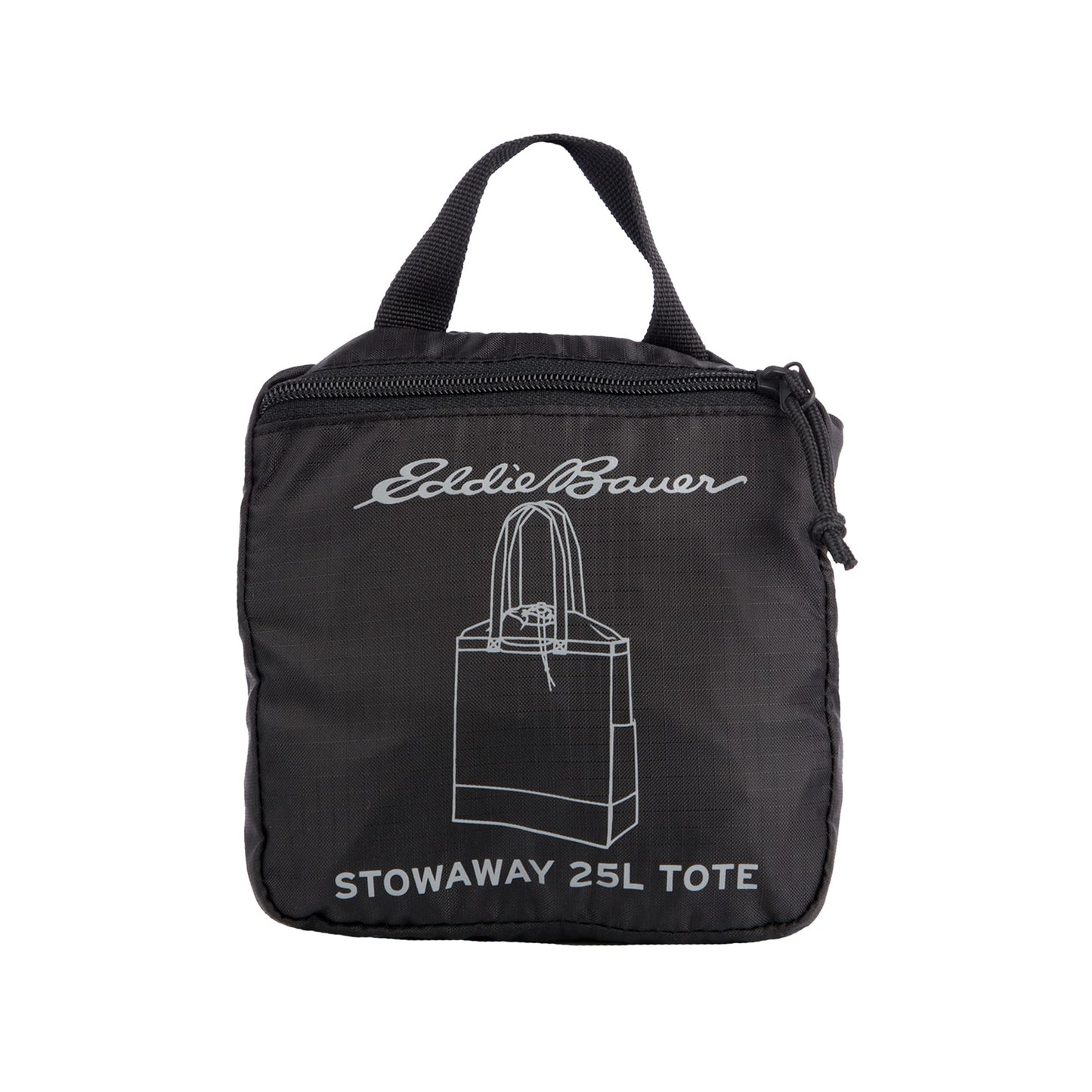 Eddie Bauer 25L Packable Cinch Tote - Onyx