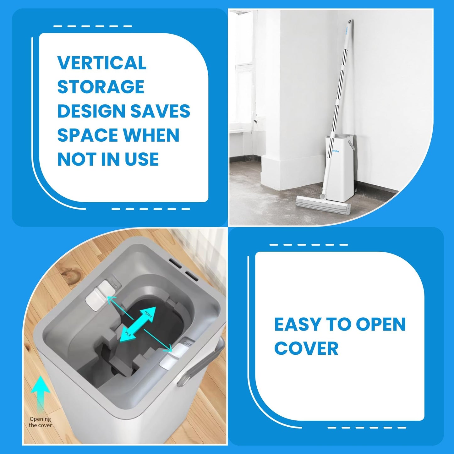 MIRACLEAN Mop and Bucket Cleaning System