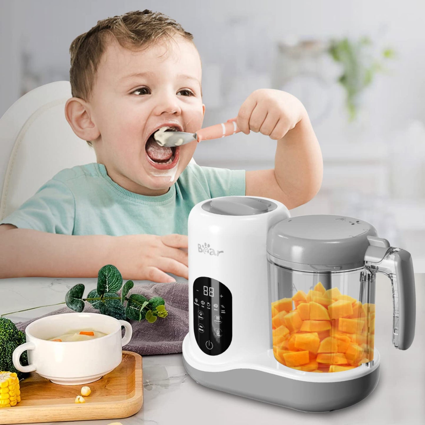Baby Food Maker Steamer and Blender by Bar