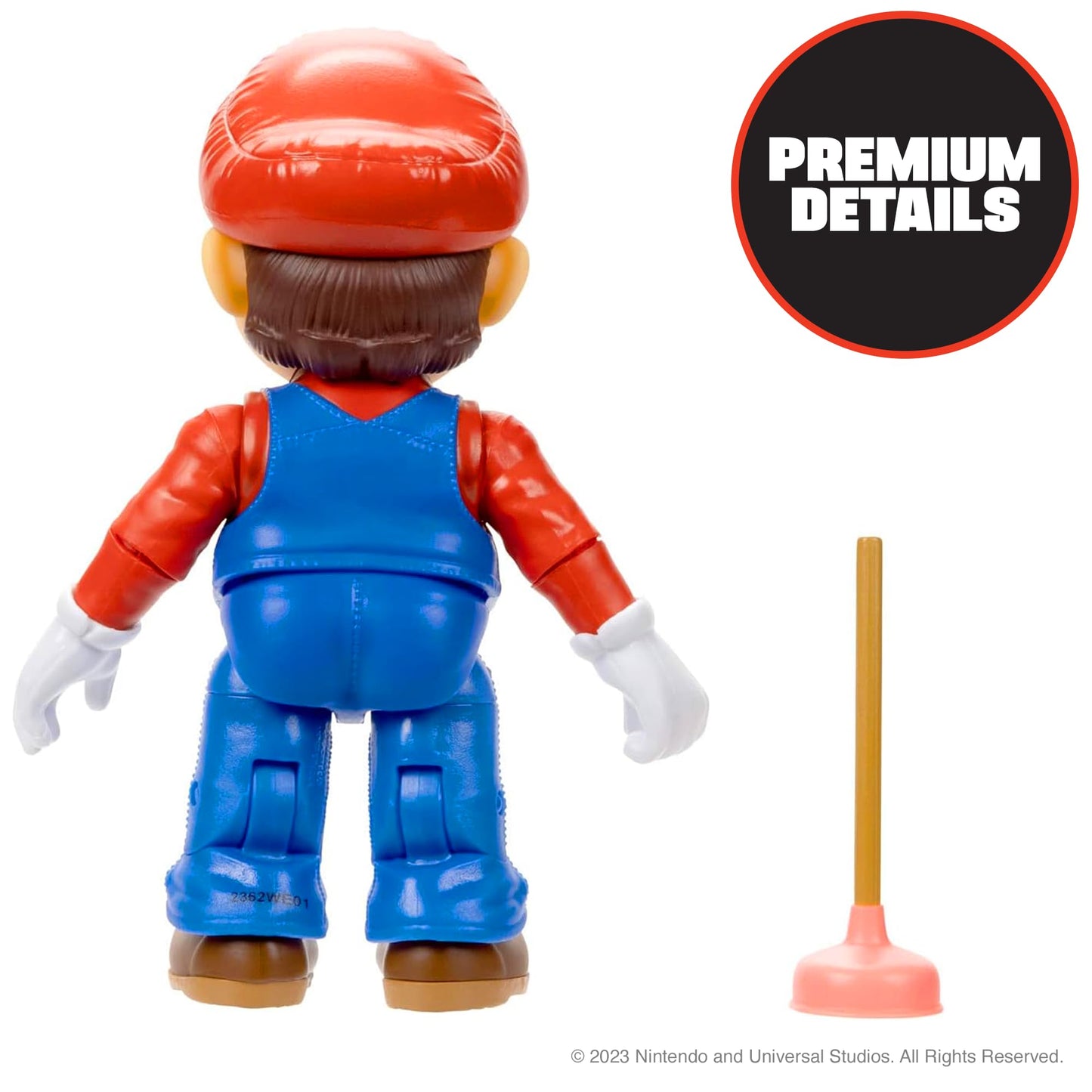 Super Mario Bros. 5" Action Figure with Plunger
