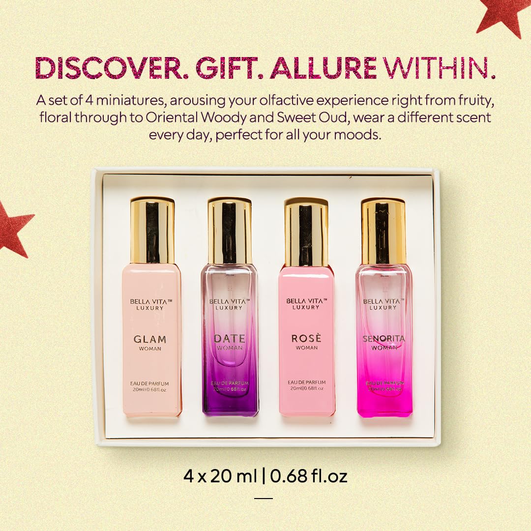 Luxury Perfume Gift Set for Women - 4x20ml