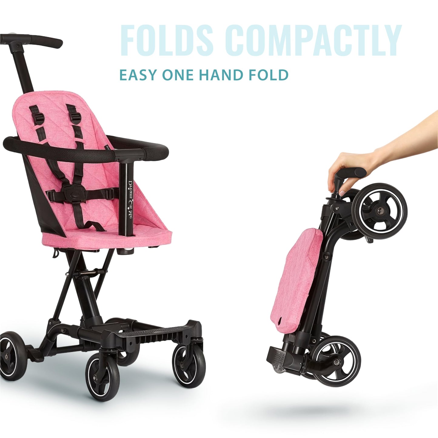 Dream On Me Lightweight Coast Rider Stroller - Pink