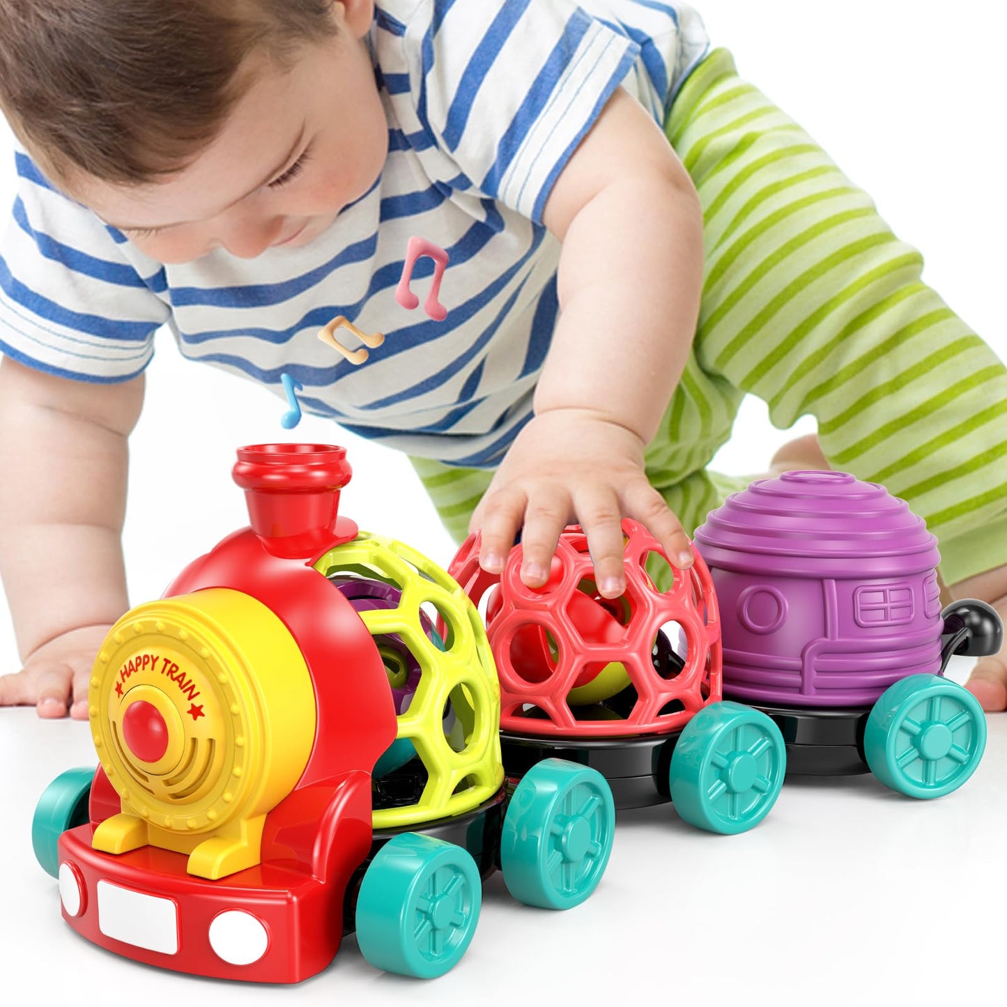 Toddler Train Toy for 1 Year Olds