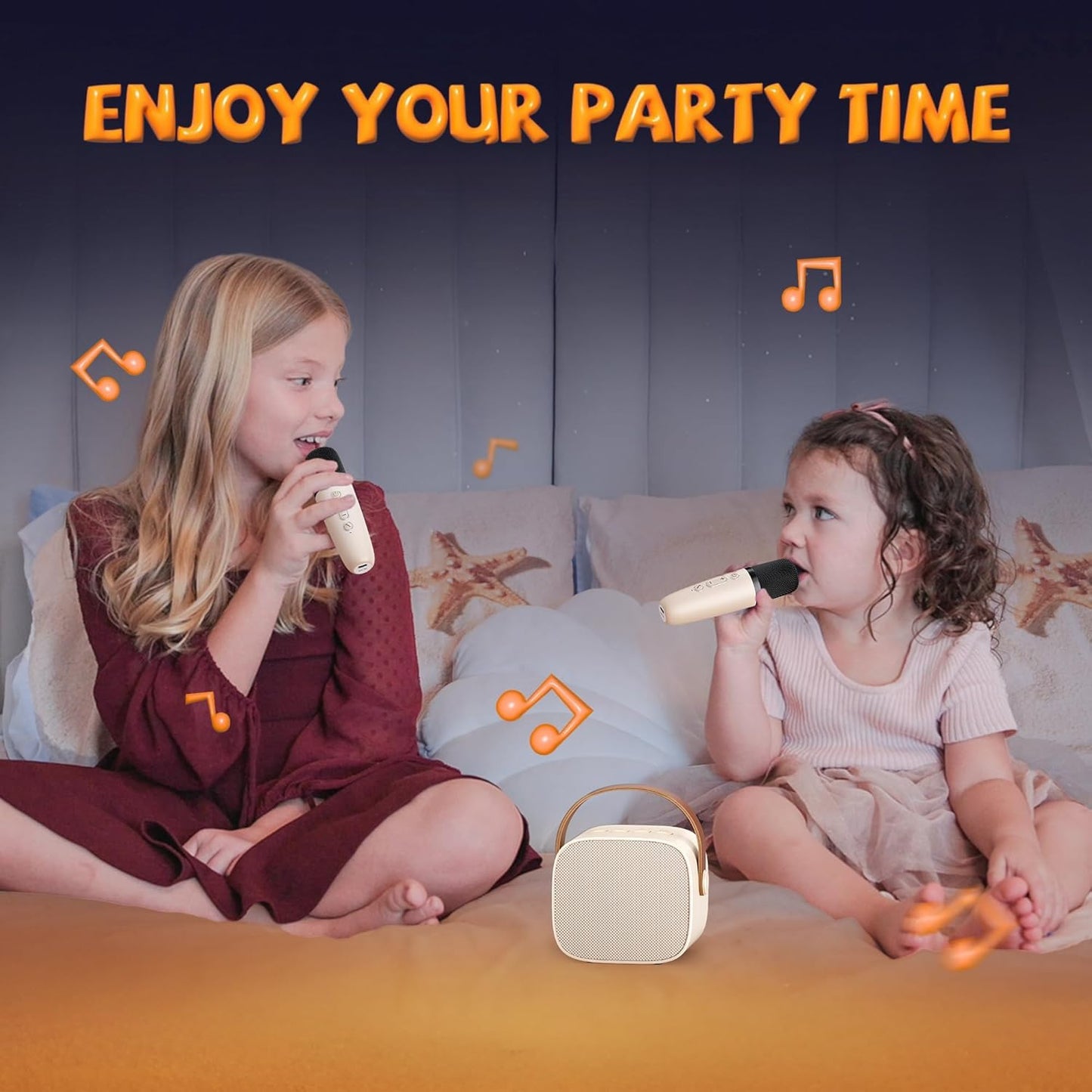 IROO Mini Karaoke Machine with Wireless Microphones