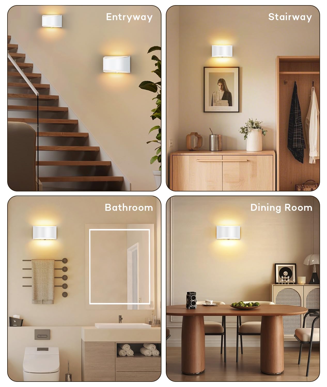 Lightess Rechargeable Wall Sconce for Modern Spaces