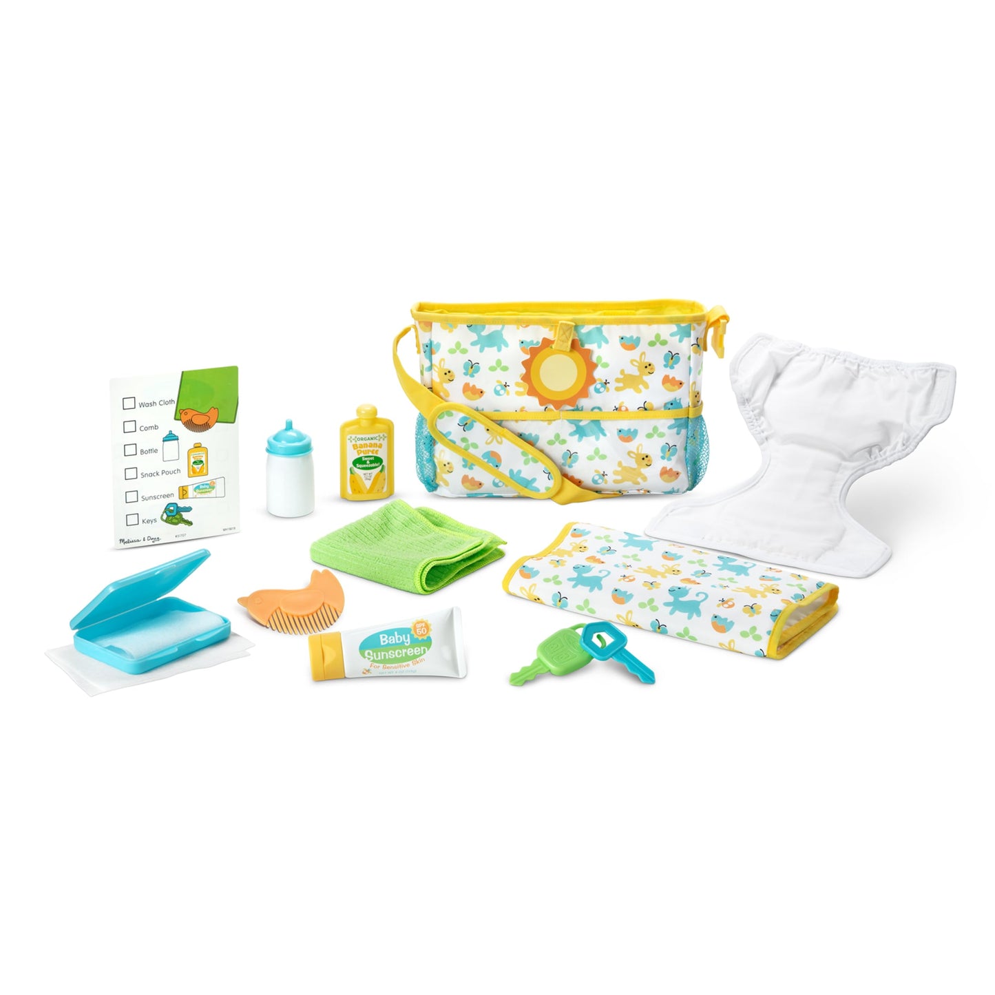 Melissa & Doug Travel Time Doll Play Set
