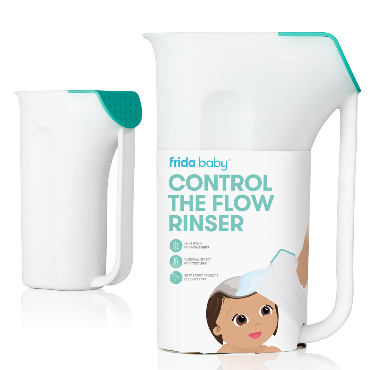 Frida Control The Flow Baby Bath Rinse Cup