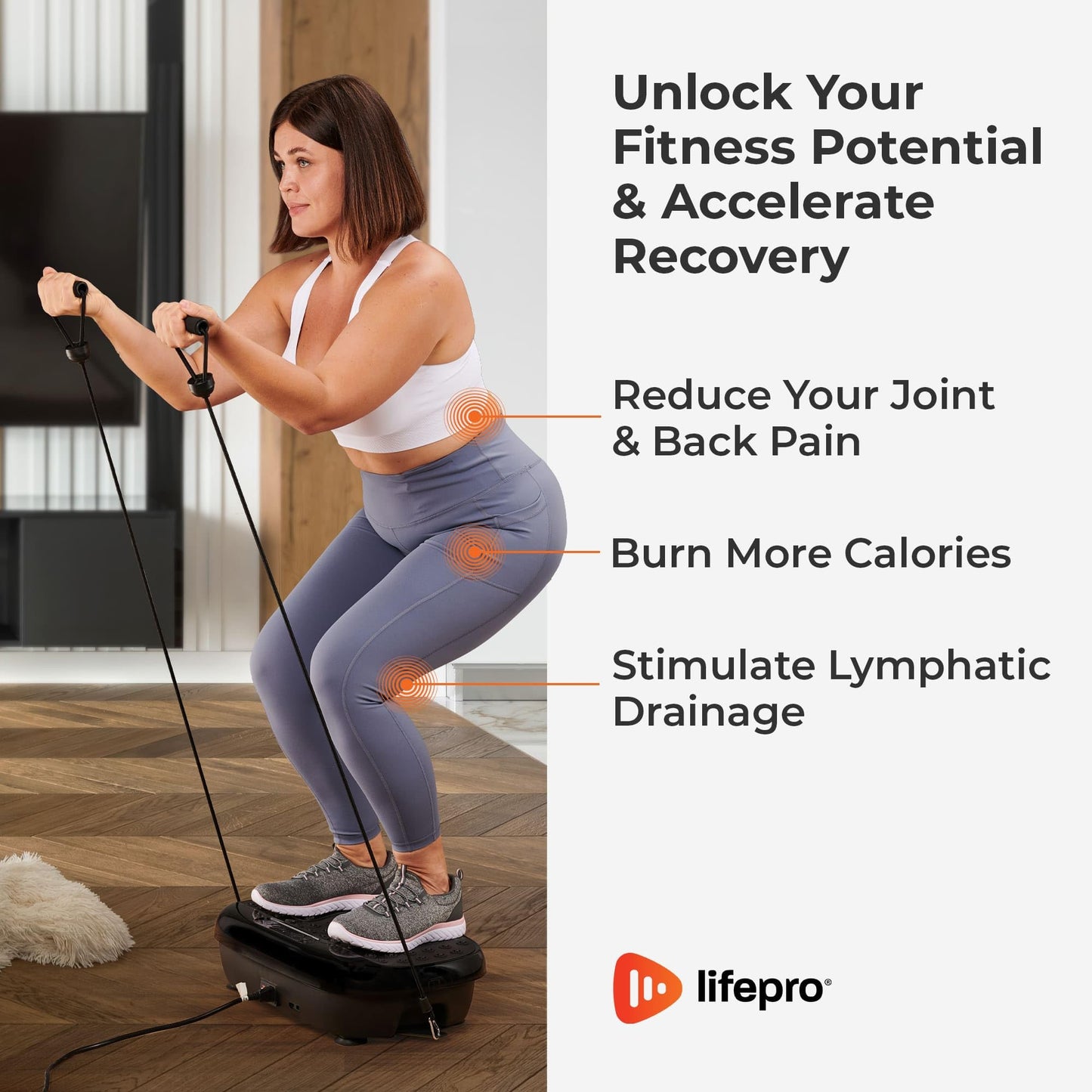 LifePro Vibration Plate for Muscle Toning & Recovery