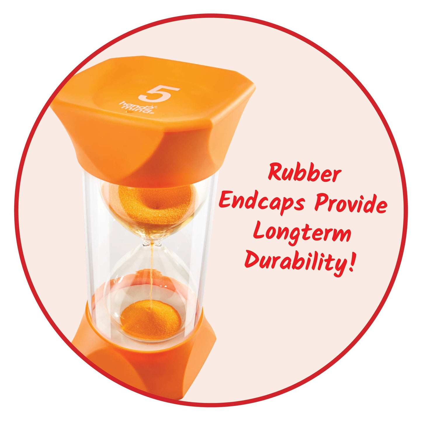 5-Minute Jumbo Sand Timer for Kids