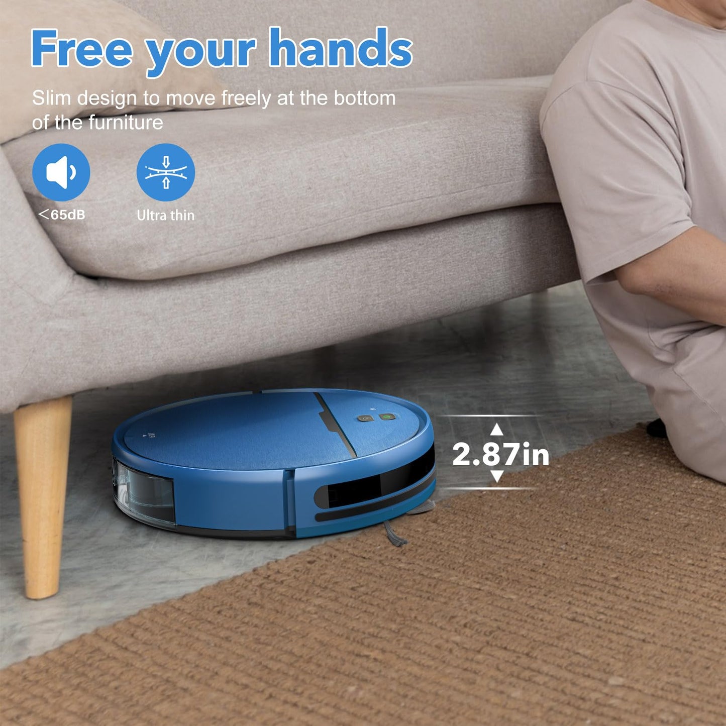 iMartine 2-in-1 Robotic Vacuum and Mop