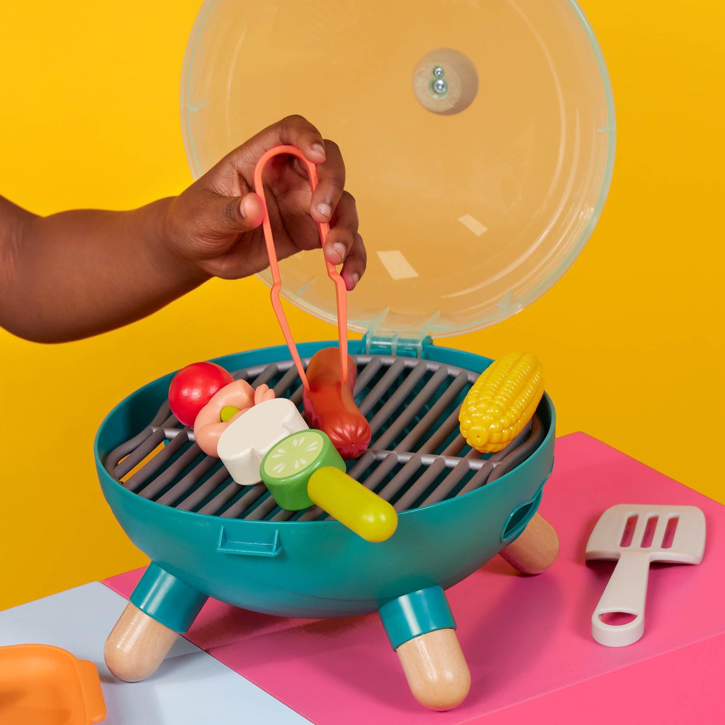 BBQ Grill Playset for Pretend Cooking Fun