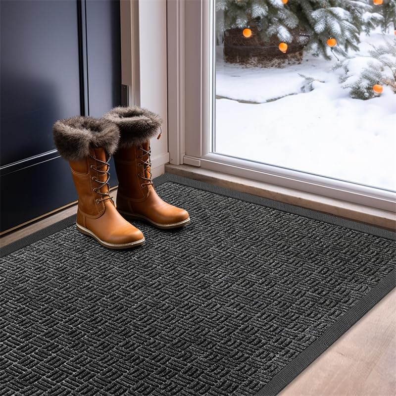 Heavy Duty Waterproof Welcome Mat for Entryway